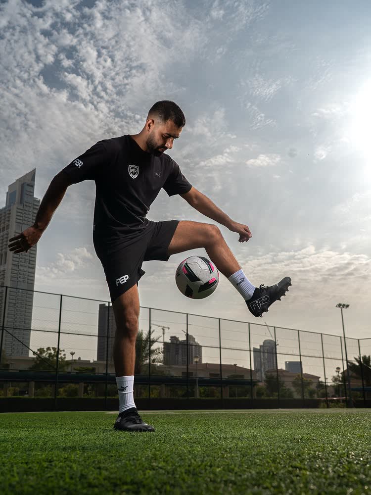 Football coaching session in Dubai with FEP